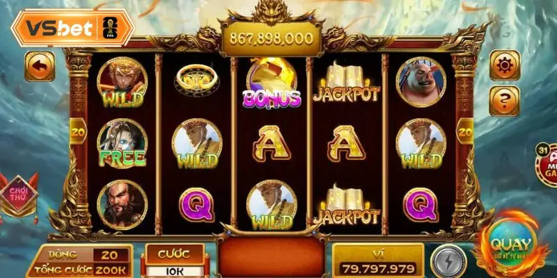 Khám phá tỷ lệ nhân thưởng slot tây du ký của từng nhân vật